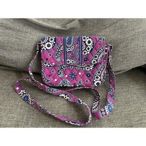 Vera Bradley Rachel Crossbody Purse In Boysenberry Adjustable Strap